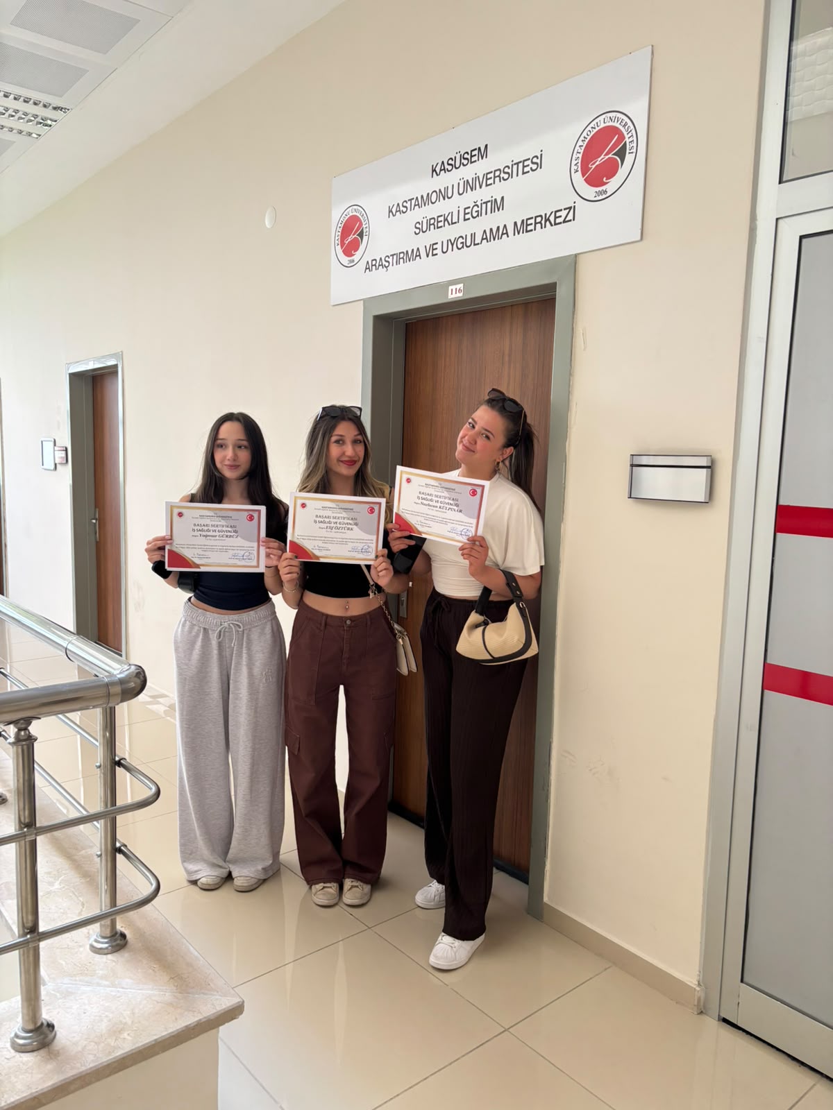 İş Sağlığı ve Güvenliği Başarı Sertifikaları Dağıtıldı